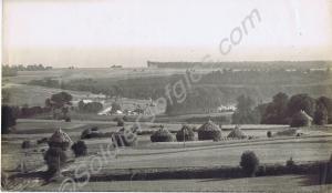 View of the French countryside, about 20 miles beh
