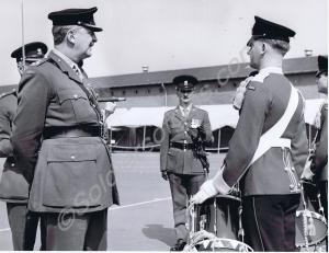 Brigadier Heidenstam with the Drums. Combined Back