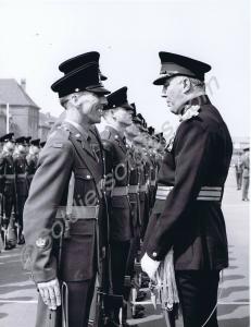Inspection by Major-General Bowes-Lyon. Combined B