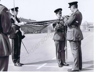 Regimental Sergeant-Major Masters with Brigadier H