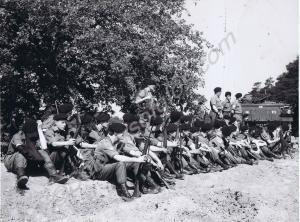 Field exercise. Gloucestershire Regiment. Berlin.