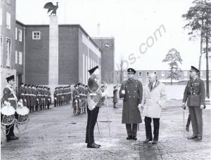 Inspection by Prime Minister Harold Wilson. Glouce