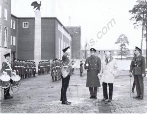 Inspection by Prime Minister Harold Wilson. Glouce