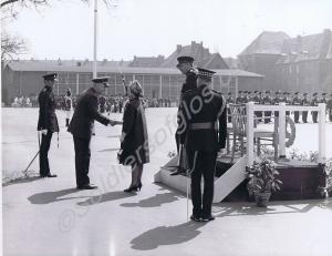 Inspection by HRH Princess Alice. Back Badge Day P
