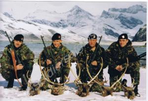 After a caribou hunt. Lance-Corporal Temme, Privat