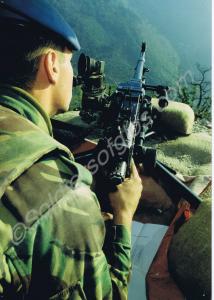Observation Post No. 3 overlooking Gorazde. Royal