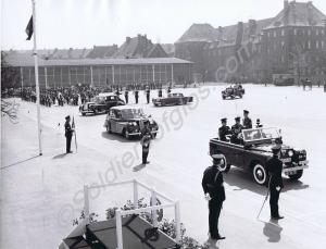 HRH Princess Alice, Duchess of Gloucester arriving