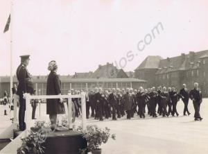 HRH Princess Alice, Duchess of Gloucester taking t