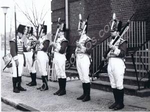 "The Old Guard". Soldiers dressed in the uniforms