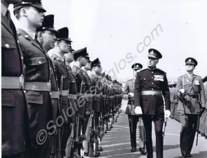 Back Badge Day Parade. Inspection by Major-General