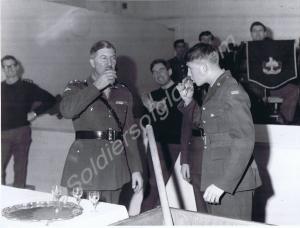 Stirring the Christmas Pudding Ceremony. Lieutenan