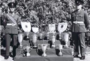 Sports Trophies won by the Gloucestershire Regimen
