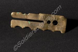 Brass button stick belonging to 5182067 Private Co