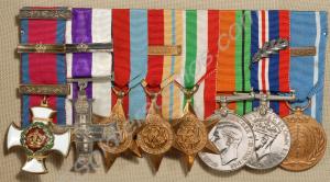Group of eight medals; Distinguished Service Order