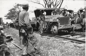 Jeep railway. 10th Battalion, The Gloucestershire