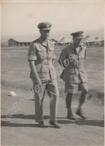 Lord Louis Mountbatten with Brigadier Aslett D.S.O