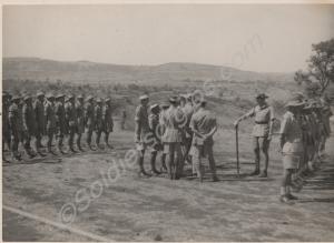 Lord Louis Mountbatten inspecting 10th Battalion,
