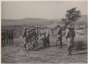 Lord Louis Mountbatten inspecting 10th Battalion,