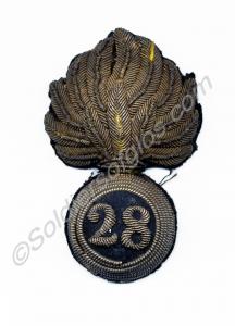 Officer's coatee skirt ornament. Grenadier Company