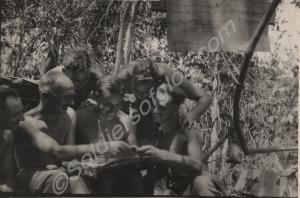 Sergeant H. Phillips at "Kodak House".  10th Batta