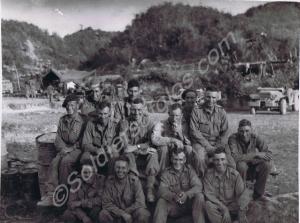Encamped platoon. 10th Battalion, The Gloucestersh