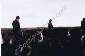 Pony-trekking on the Yorkshire Moors. Gloucestersh