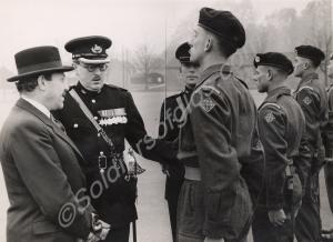 Back Badge Day Parade. Inspection by the Mayor of