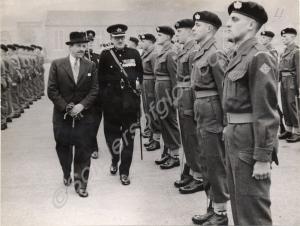 Back Badge Day Parade. Inspection by the Mayor of