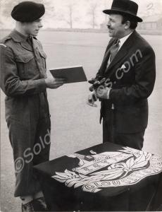 Back Badge Day Parade. Presentation to the Mayor o