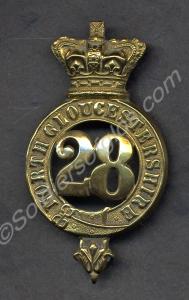 Other Ranks' Glengarry cap badge with Queen's crow