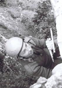 Rock climbing. Junior Private Phillips. Gloucester