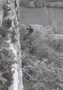 Abseiling. Junior Soldier. Gloucestershire Regimen