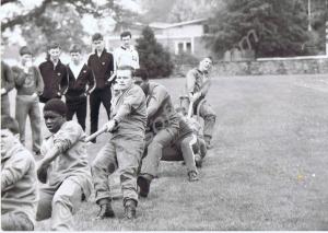 Tug-of-War. Junior Soldiers Cargill and Tulloch of
