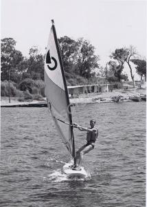 Windsurfing. Corporal Boon, Gloucestershire Regime