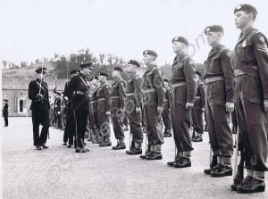 Back Badge Day parade. Inspection by Lieutenant-Co