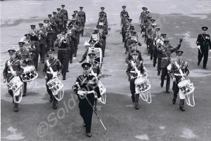 Band and Drums of Junior Soldiers Wing. Wessex Bri