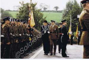 Tercentenary Celebrations. Inspection. Gloucesters