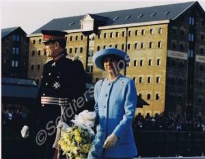 The Last Parade.  H.R.H. The Duchess of Gloucester