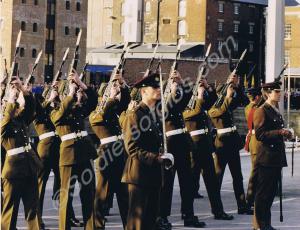 The Last Parade. Feu de Joie. 2nd Lieutenant M.J.A