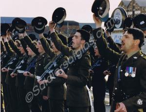 The Last Parade. Three Cheers. Private Hawkins and