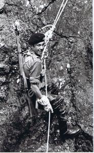 Abseiling. Corporal Adrian Thomas. Gloucestershire