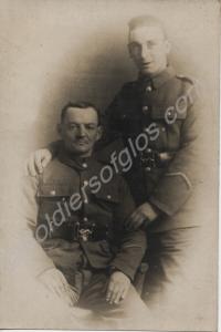 Private J.W. Silvey and pal, The Gloucestershire