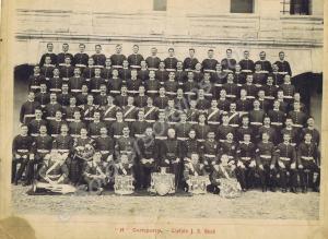 "H" Company - Captain J.E. Ruck. From the official