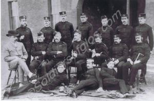 Officers in patrol jackets. Gloucestershire Regime