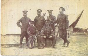 Sergeants of a Territorial Battalion.  The Glouces
