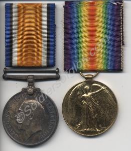 Group of two medals; British War Medal and Allied