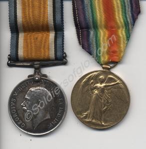 Group of two medals; British War Medal and Allied