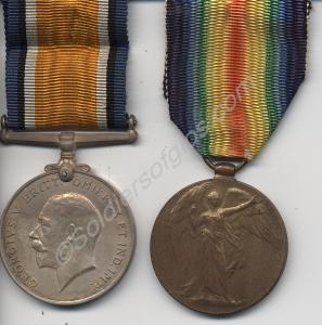 Group of two medals; British War Medal and Allied