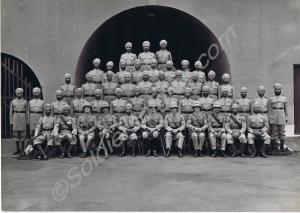 The Indian Platoon. Regimental Sergeant Major S.J.