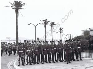 Drill Parade. "B" Company, The Gloucestershire Reg